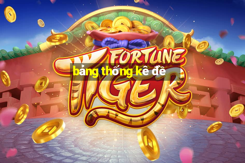 bảng thống kê đề