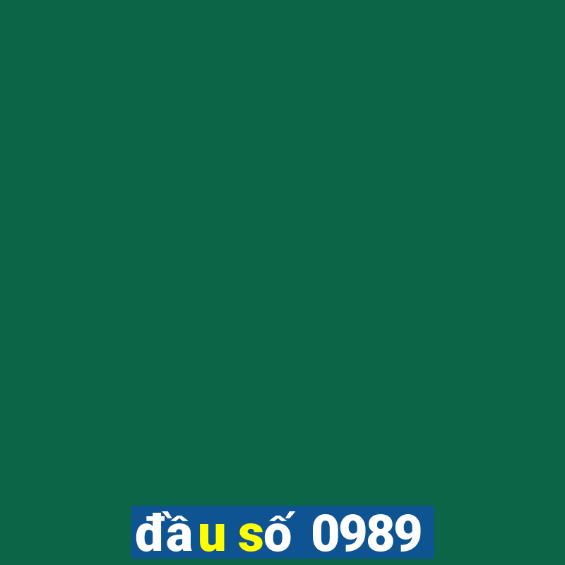 đầu số 0989