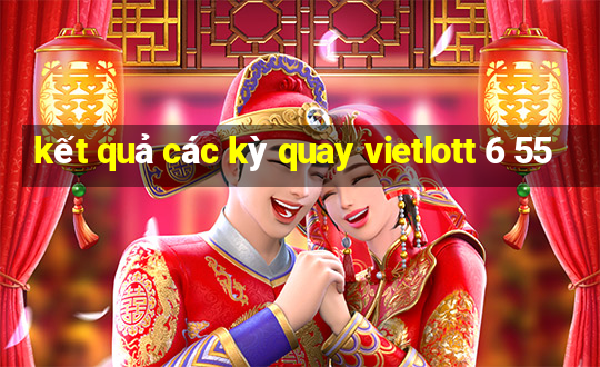 kết quả các kỳ quay vietlott 6 55