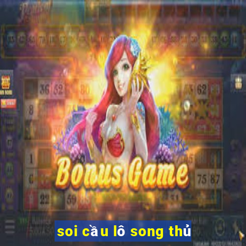 soi cầu lô song thủ