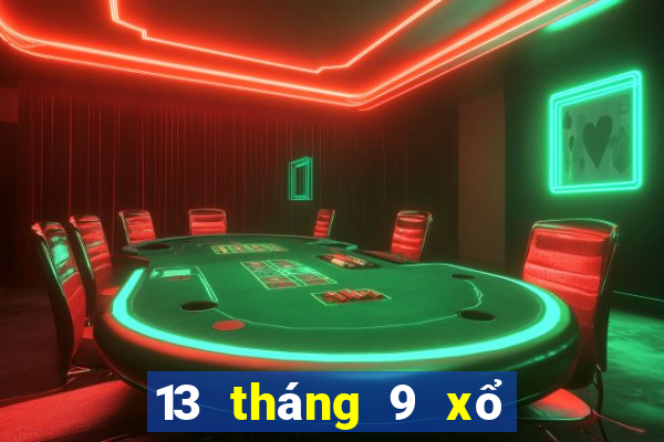 13 tháng 9 xổ số cần thơ