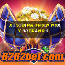 xổ số bình thuận ngày 30 tháng 3