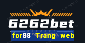 for88 Trang web chính thức