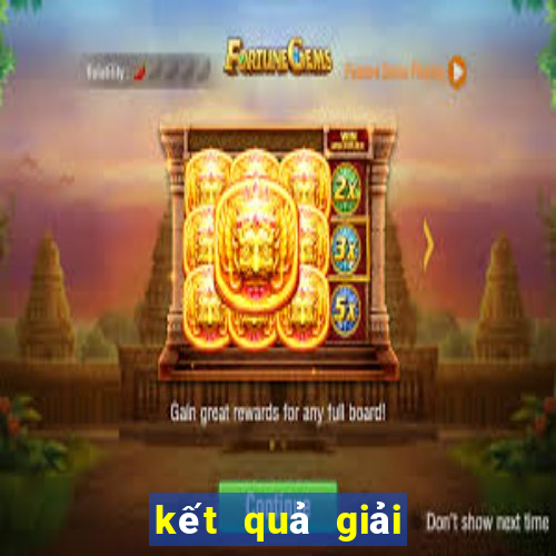 kết quả giải đặc biệt