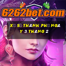 xổ số thành phố ngày 3 tháng 2