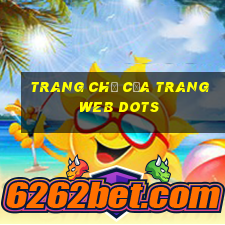 Trang chủ của trang web Dots