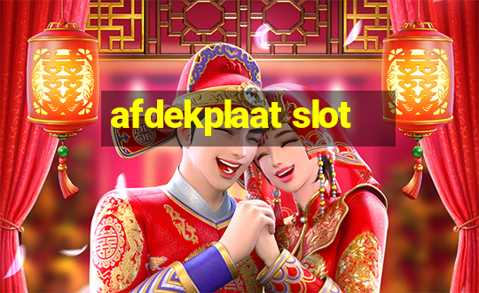 afdekplaat slot