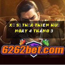 xổ số thừa thiên huế ngày 4 tháng 3