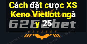 Cách đặt cược XS Keno Vietlott ngày 25