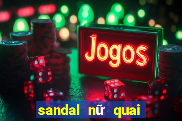 sandal nữ quai ngang đế bệt