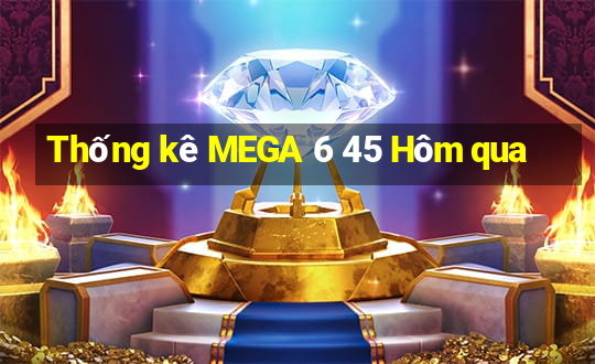 Thống kê MEGA 6 45 Hôm qua