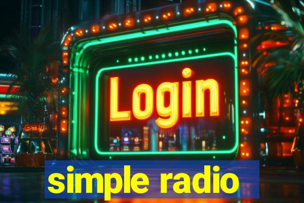 simple radio