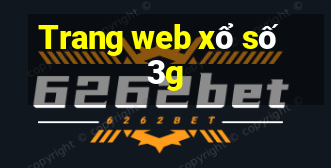 Trang web xổ số 3g