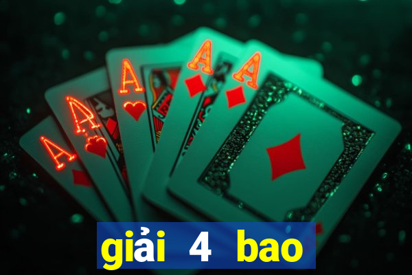 giải 4 bao nhiêu tiền