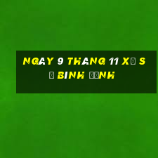 ngày 9 tháng 11 xổ số bình định