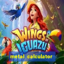 metal calculator all in one