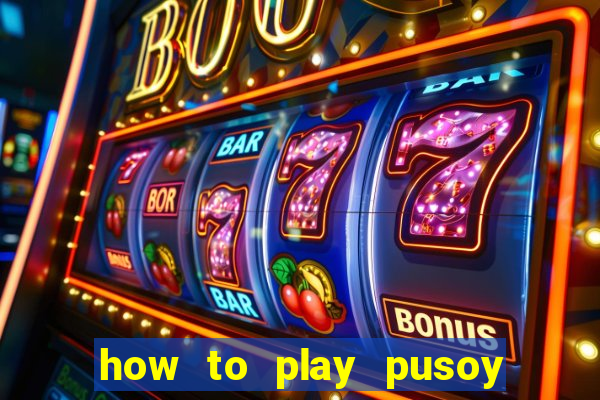 how to play pusoy card game