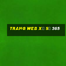 Trang web xổ số 365