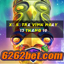 xổ số trà vinh ngày 13 tháng 10