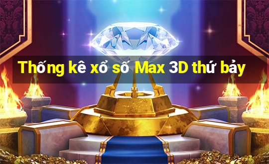 Thống kê xổ số Max 3D thứ bảy