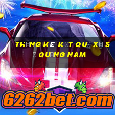 thống kê kết quả xổ số quảng nam