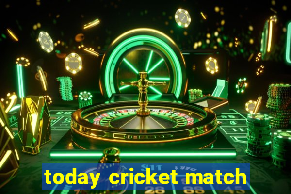 today cricket match