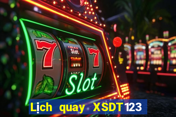 Lịch quay XSDT123 Chủ Nhật