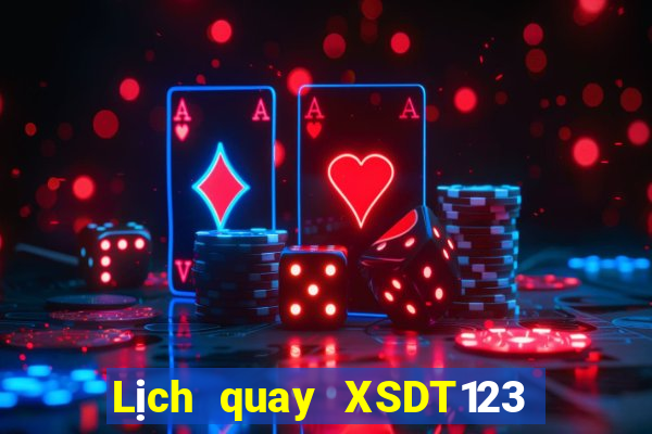 Lịch quay XSDT123 Chủ Nhật