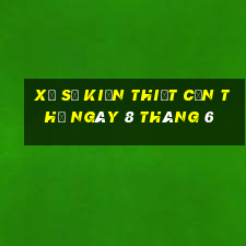 xổ số kiến thiết cần thơ ngày 8 tháng 6