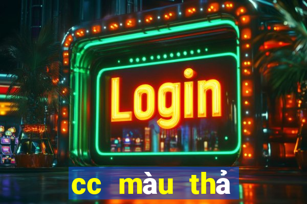 cc màu thả trang wed