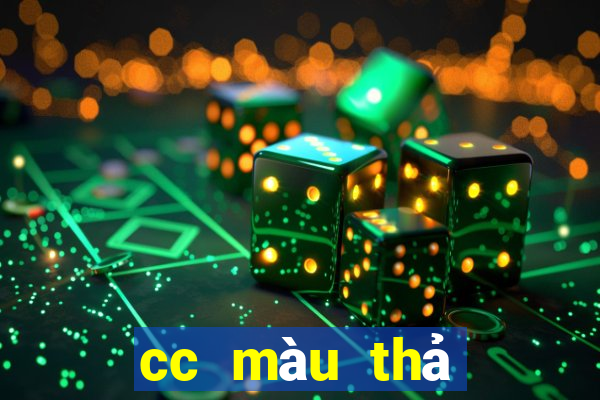 cc màu thả trang wed