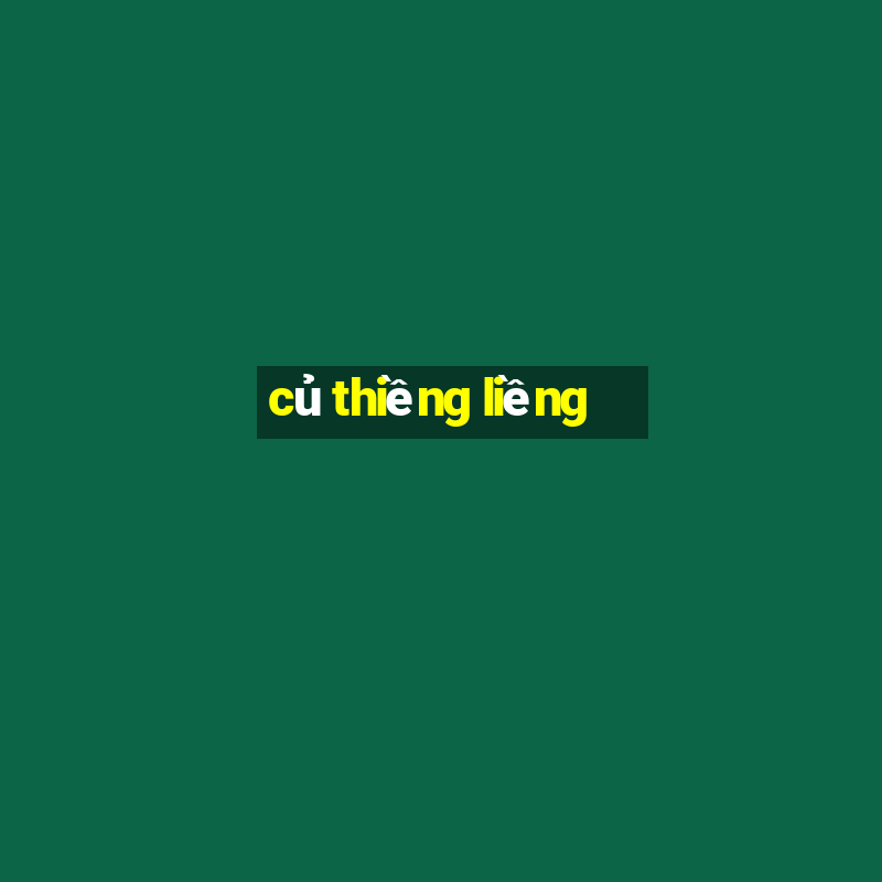 củ thiềng liềng