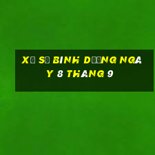 xổ số bình dương ngày 8 tháng 9