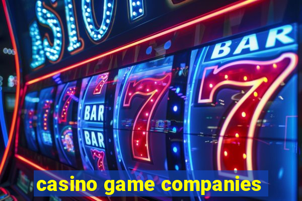 casino game companies