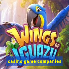 casino game companies