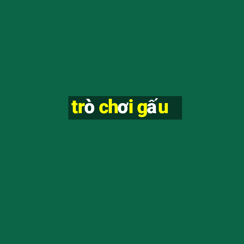 trò chơi gấu