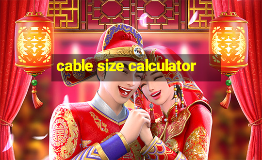 cable size calculator