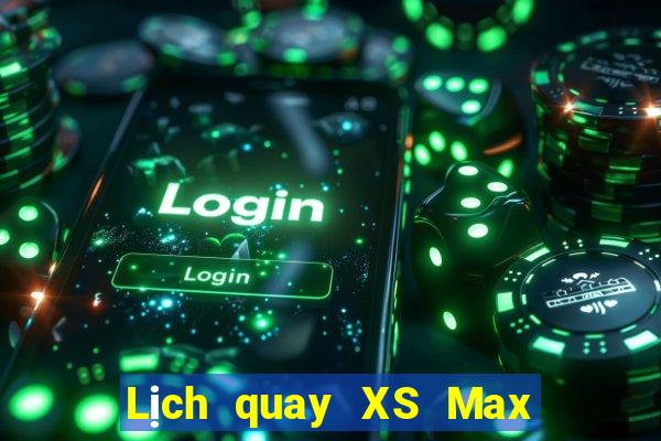 Lịch quay XS Max 4D ngày 2