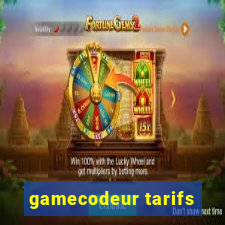 gamecodeur tarifs