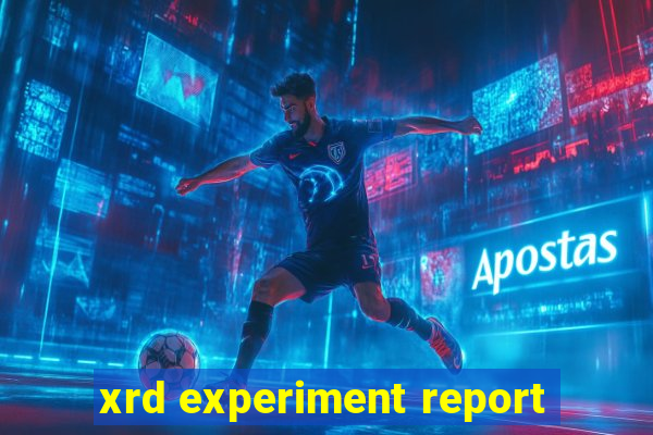 xrd experiment report