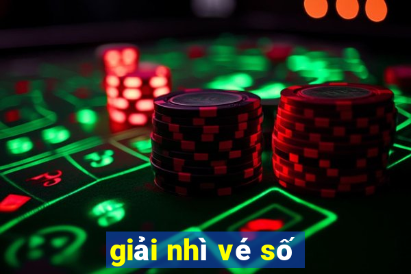 giải nhì vé số