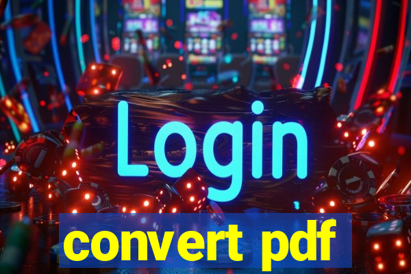 convert pdf