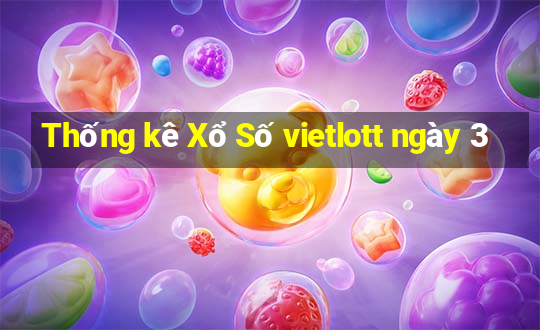 Thống kê Xổ Số vietlott ngày 3