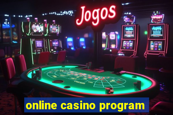 online casino program