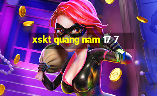 xskt quang nam 17 7