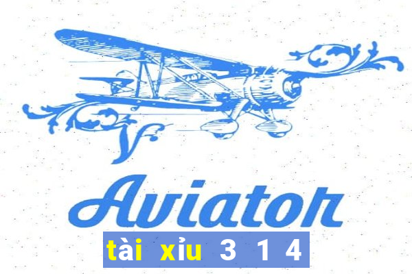 tài xỉu 3 1 4 là sao