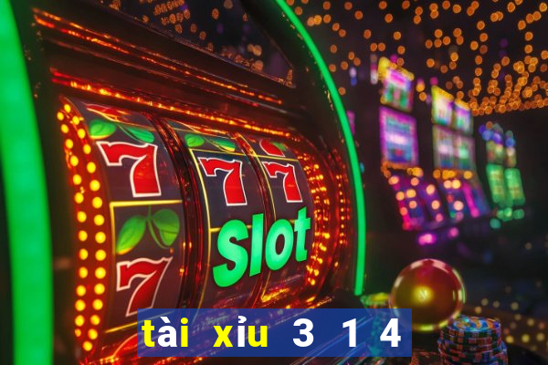 tài xỉu 3 1 4 là sao