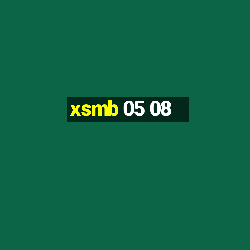 xsmb 05 08