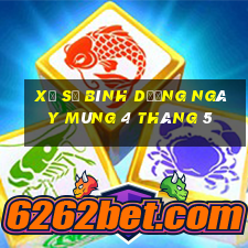 xổ số bình dương ngày mùng 4 tháng 5