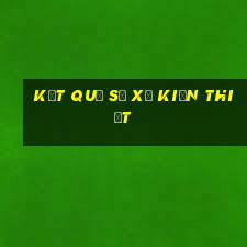 kết quả số xổ kiến thiết